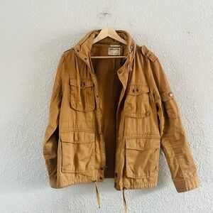 Lamb & Flag Khaki Tan Utility Jacket
